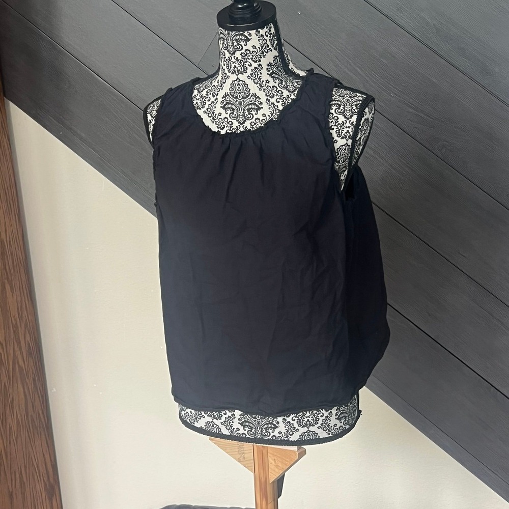 A.N.A. Cropped‎ Tank Top with Wrapped Open Back